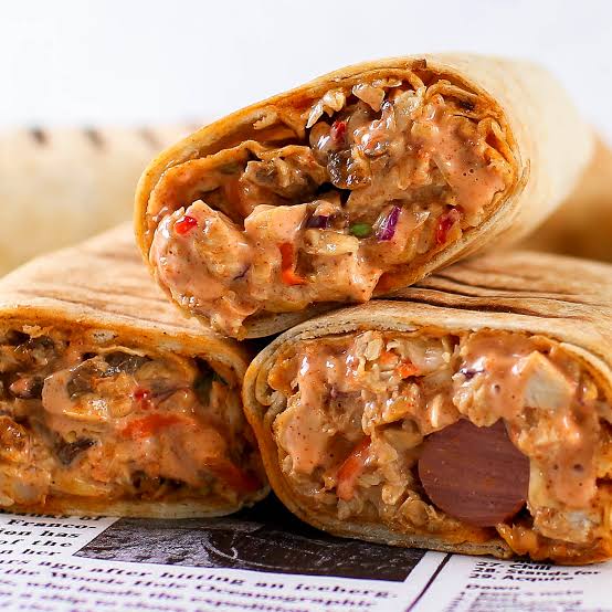 Loaded ChopYard shawarma wraps